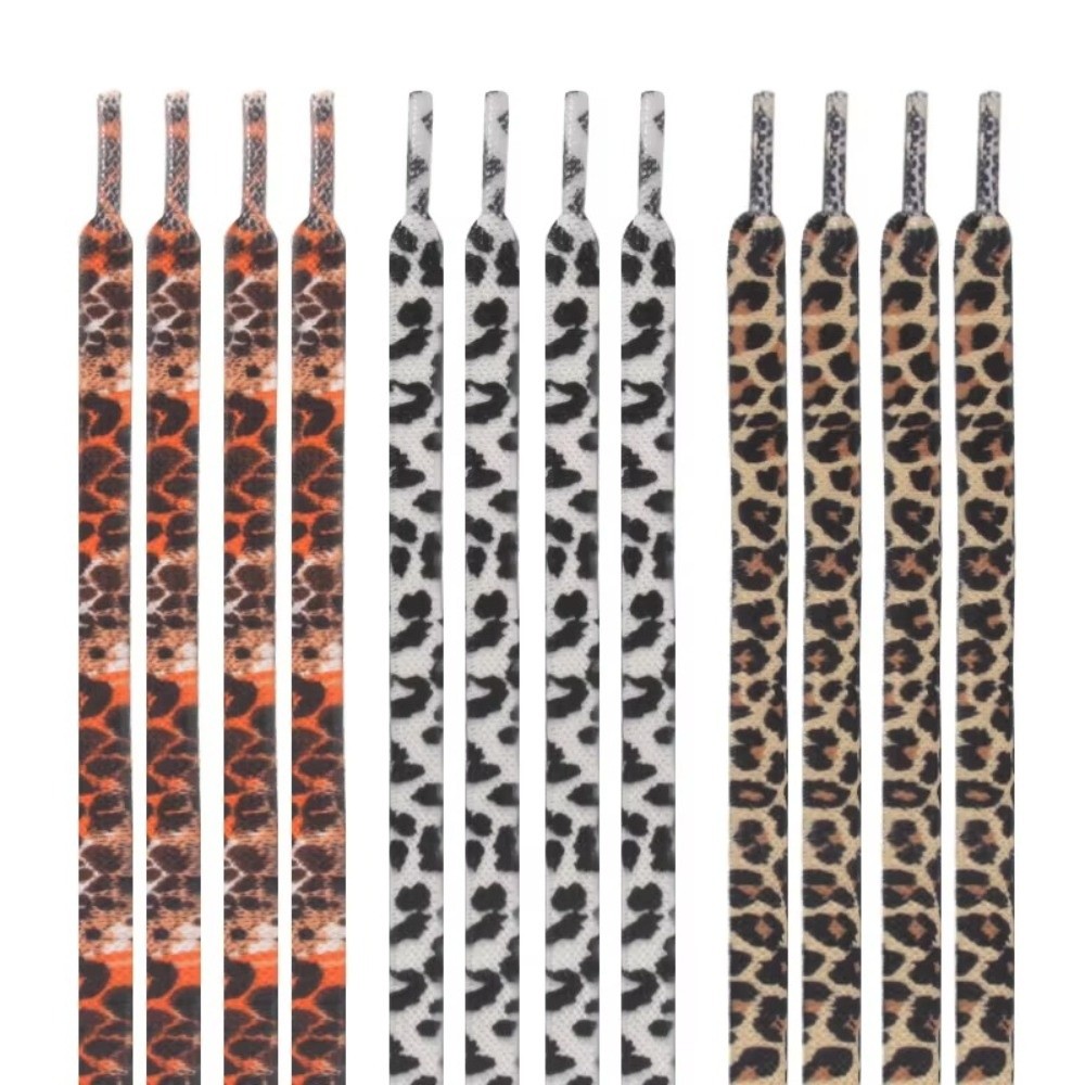 Lace Replacement Flat - 1 çift 120 CM Moda Leopar