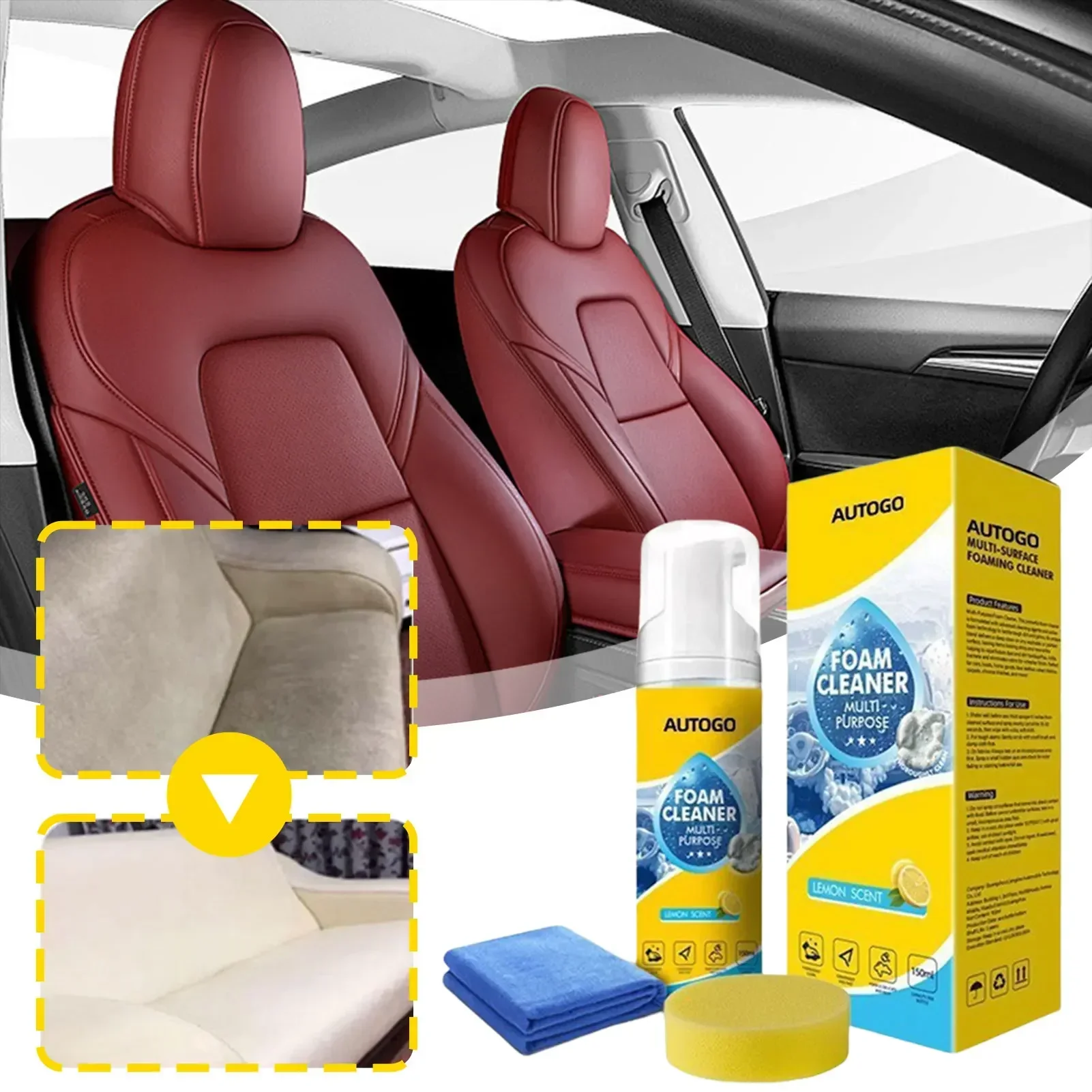 Sneaker Care Spray - 150ml Çok Amaçlı Köpük Temizleyici, Araba