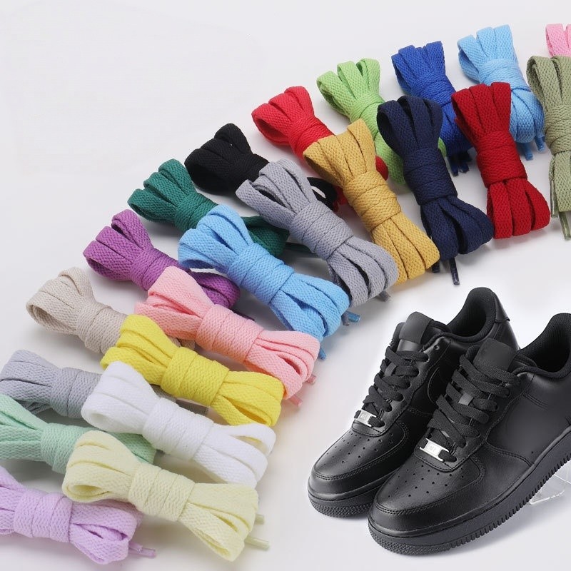 Lace Replacement Flat - YENİ Çok Renkli Düz Kalın Dokuma
