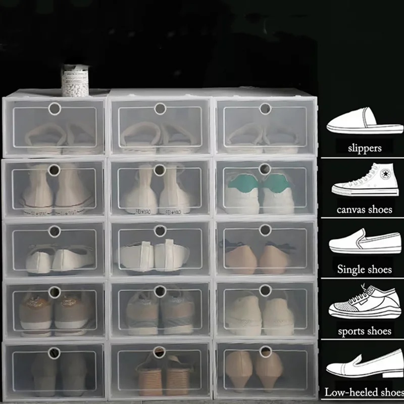 6'lı Paket Şeffaf Ayakkabı Kut - Shoe Box Display incelemesi ve fiyatı