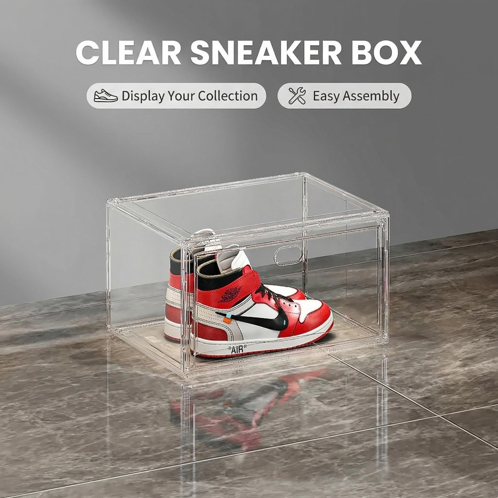 Kalınlaştırılmış Şeffaf Saklam - Shoe Box Display incelemesi ve fiyatı