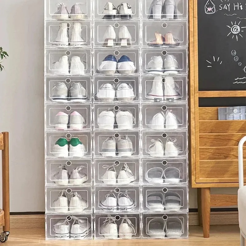 6 adet şeffaf ayakkabı kutular - Shoe Box Display incelemesi ve fiyatı