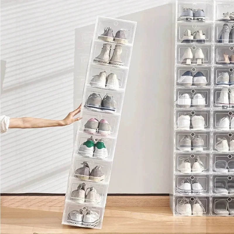 6 adet şeffaf ayakkabı kutular - Shoe Box Display incelemesi ve fiyatı